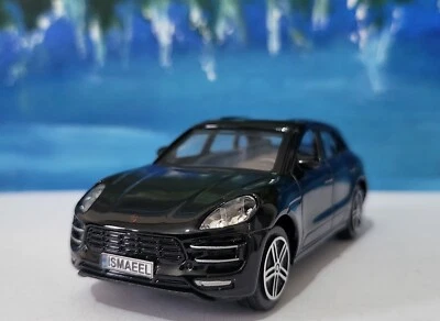 BBURAGO Porsche Macan 1:43 Diecast Toy Car – Custom Plates – Gift for Kids Adults – New