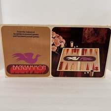 Vintage 1975   Selchow & Righter   Backgammon...