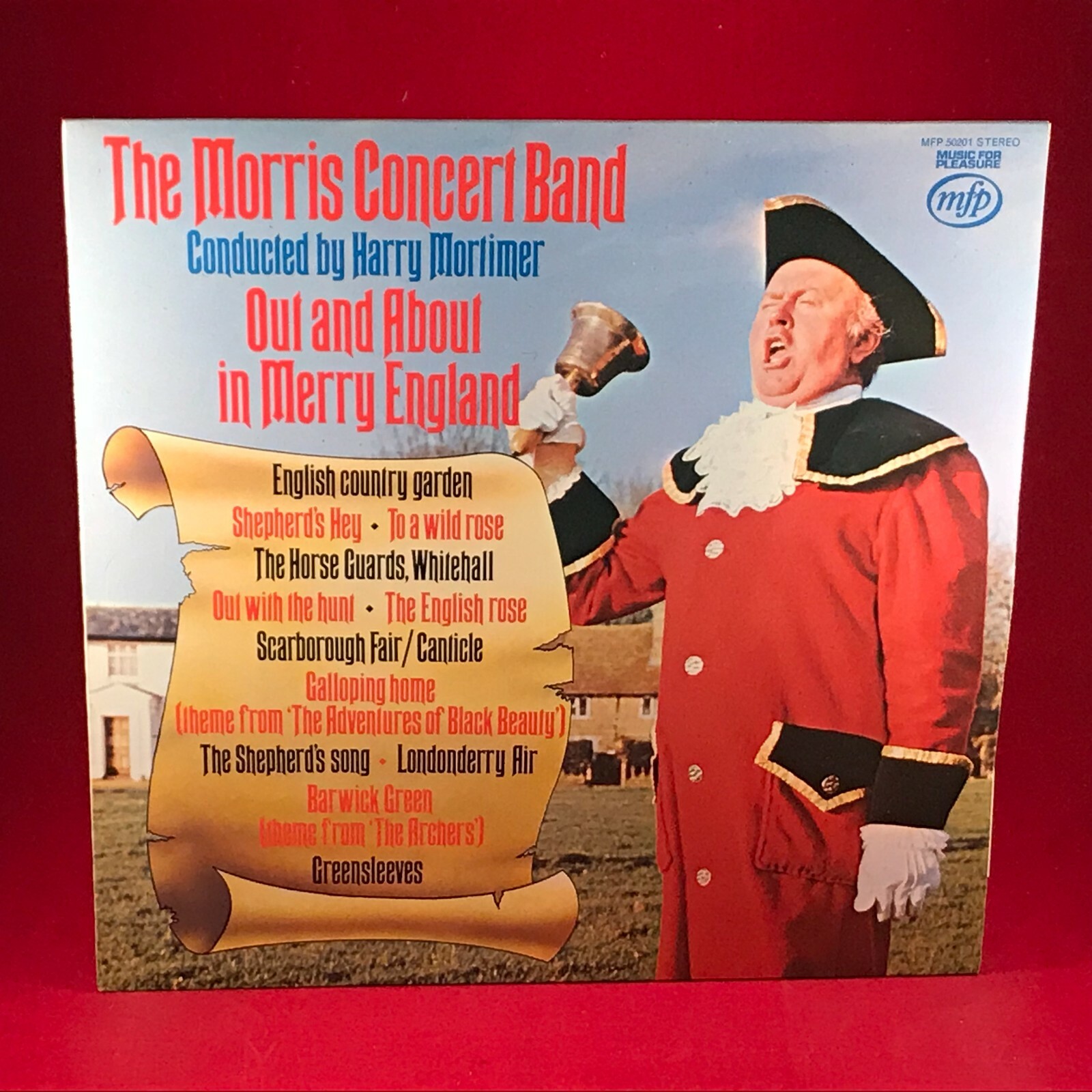 THE MORRIS CONCERT BAND Out And About In Merry England 1975 UK Vinyl LP record