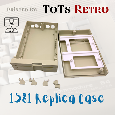 Commodore 1581 Replica Case 3d Printed For Commodore c64 or c128