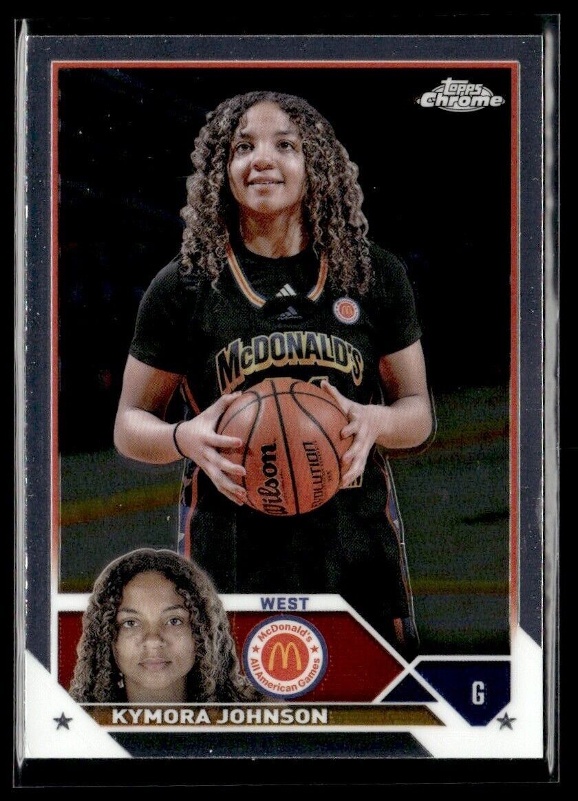 2023-24 TOPPS CHROME KYMORA JOHNSON MCDONALD'S ALL AMERICAN #42