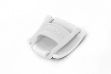 Laces Lock Bracks Shoelace clips, pair White / White Keep Your shoe Laces Tied