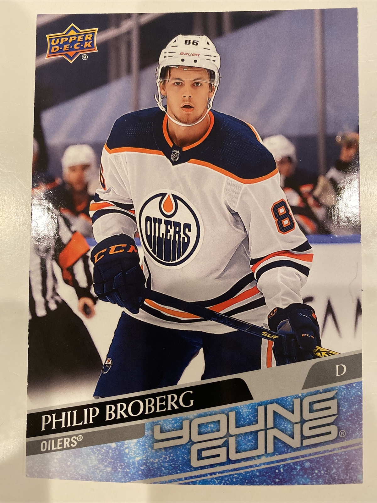 2020-21 Upper Deck Series 1 Philip Broberg Young Guns YG Jumbo Oversized 204