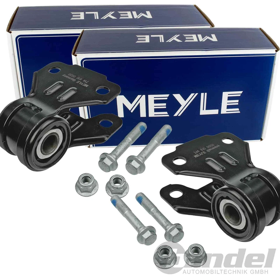 2X MEYLE QUERLENKERLAGER BUCHSE VORNE BEIDSEITIG PASSEND FÜR FORD C-MAX FOCUS