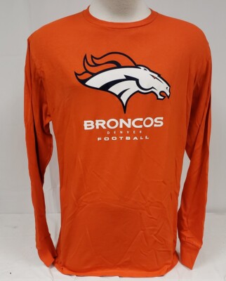 Brand New Men's Team Apparel NFL Denver Broncos Long Sleeve Shirt -L