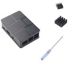 Raspberry Pi 3 Model B 512 Black ABS Case Cover Shell Enclosure Box L8