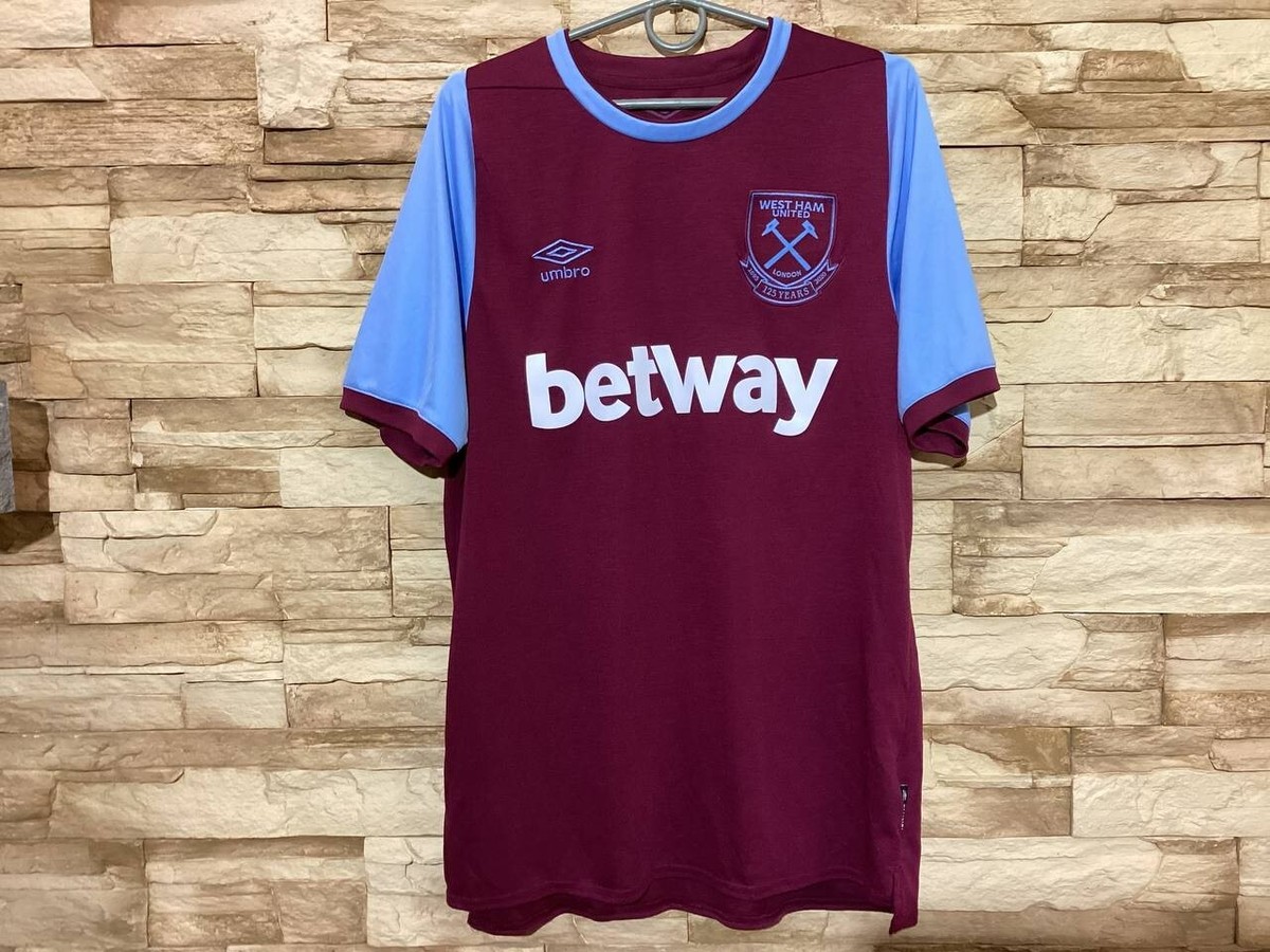 WEST HAM UNITED 2020 2021 Home Football Shirt Soccer Jersey Umbro