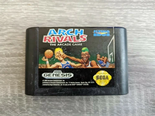 Vintage 90s SEGA Arch Rivals Genesis Arcade Video Game Basketball Fighting 80s