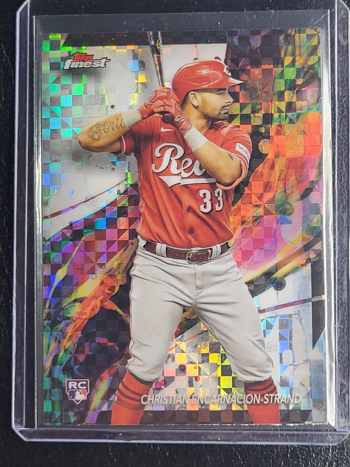 2024 Topps Finest-Christian Encarnacion-Strand RC #4 Checkerboard Refractor