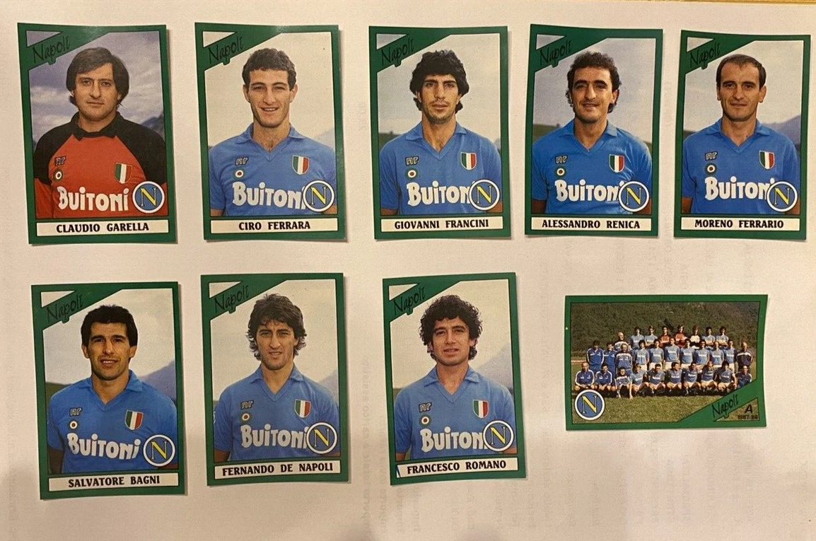 Panini Calciatori 1977-78 Napoli 11 Scudetto - Vignette Rare épuisée