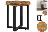 Couchtisch Braun 40X40X45 Cm Massivholz Teak