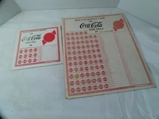 Vintage Coca-Cola / Coke Collectibles - 2 Punch Card Games