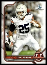 2021 Bowman University Colby Wooden Auburn Tigers #88