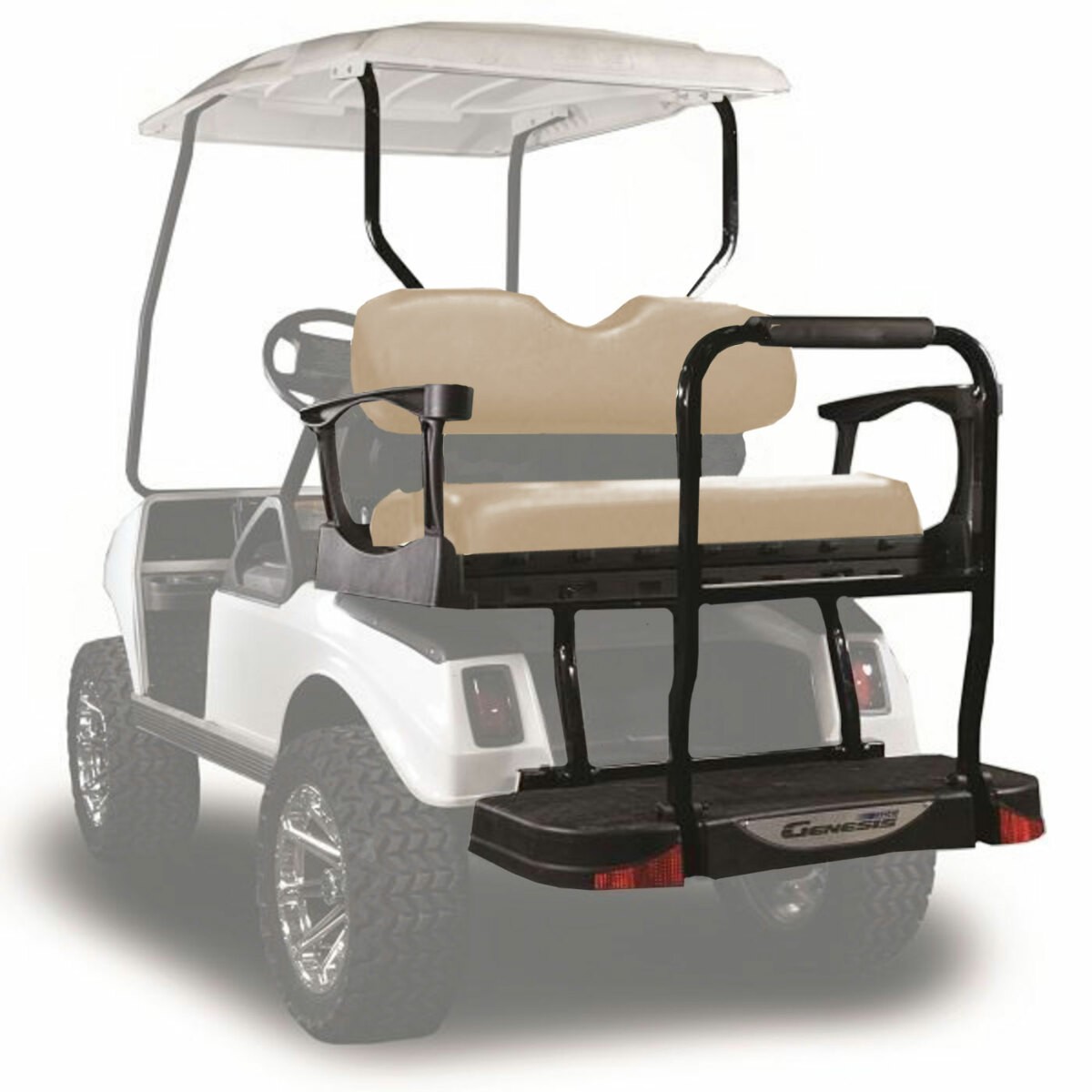 MadJax Genesis 300 Rear Seat Kit |Standard Buff Color|Club Car DS 2000.5-up