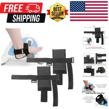 Under Desk Bike Pedal Straps - Bicycle Foot Fixed Brace for Elderly & Disable...