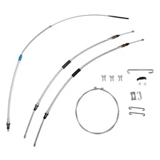 Parking Brake Cable Kit Powerglide Manual 1964-67 Chevelle El Camino OE Steel