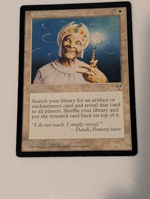 Enlightened Tutor Mirage Regular MTG