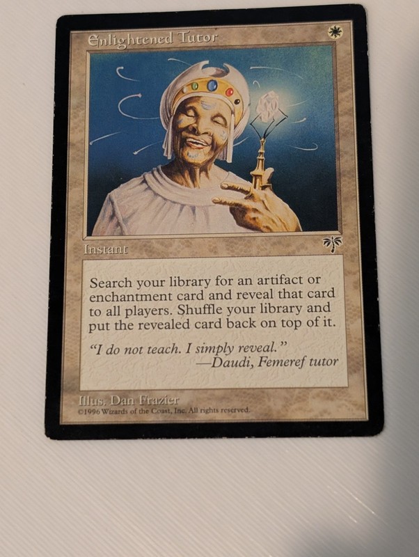 Enlightened Tutor Mirage Regular MTG