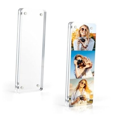 Photo Booth Frame 2x6 Picture Frame, Clear Acrylic Frame, Strong Magnetic 2x6