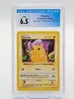 PIKACHU 1999 POKEMON BASE SET SHADOWLESS 58/102 COMMON CGC 6.5 Q1048
