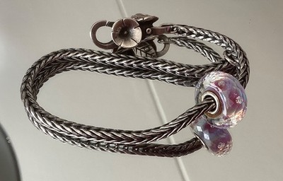 Authentic Trollbeads Aurora bracelet, complete