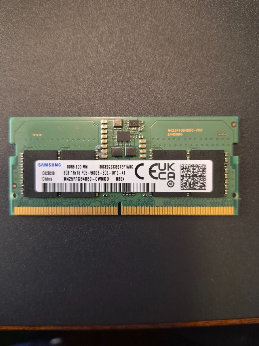 8gb ddr5 sodimm 5600 laptop memory samsung | eBay