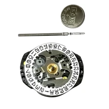 3-Hands Date at 3 Quartz Watch Movement w/ battery For Japan VX82 VX82E Replace