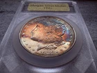 USA 1921 Morgan Dollar Coin BU 90% Silver, Last Year. Monster Toned Gem Luster