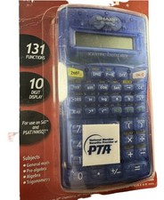 SHARP Scientific Calculator  Blue  EL-501WB-BL "New In Pack"
