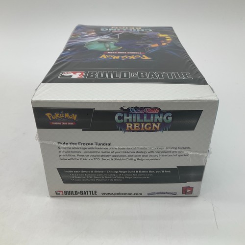 Pokemon TCG Sword & Shield Chilling Reign Build & Battle Display SEALED/NEW - Picture 6 of 6