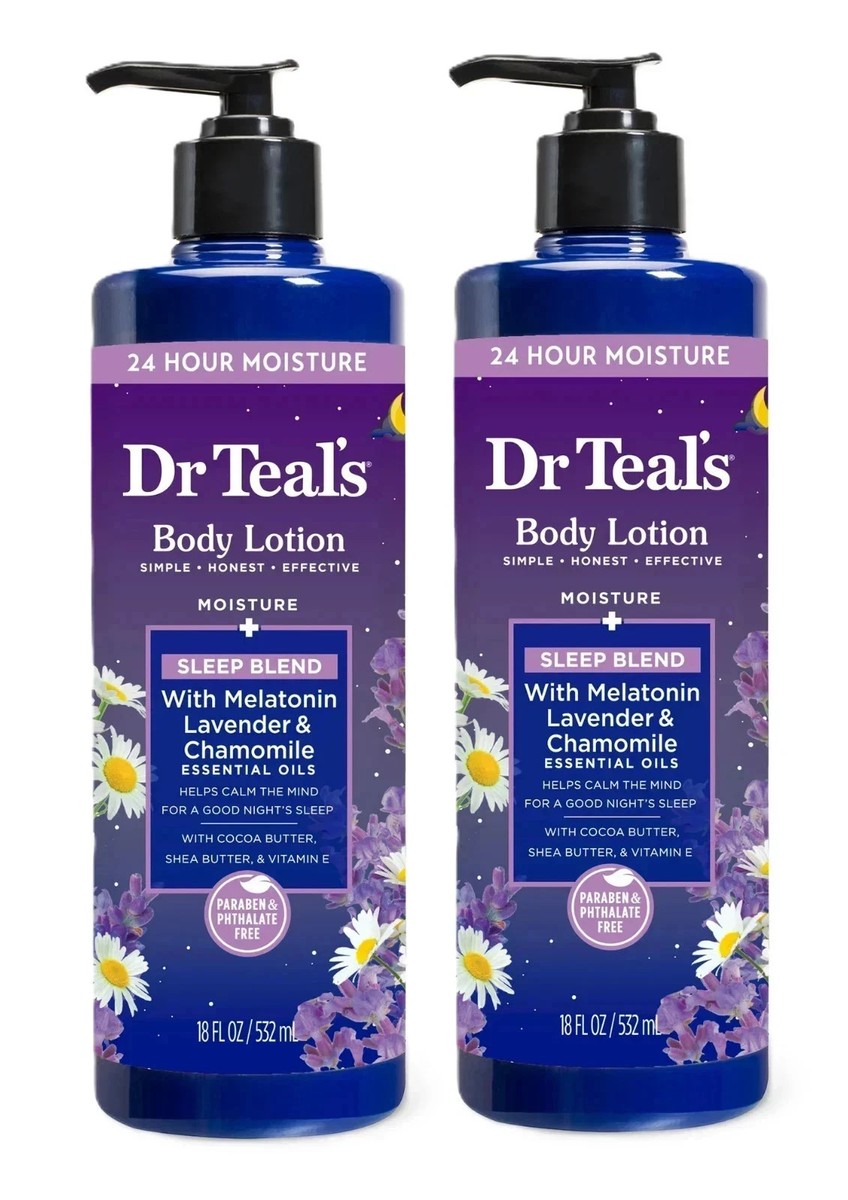 Dr Teal's Sleep Body Lotion w/ Melatonin Lavender & Chamomile 18oz