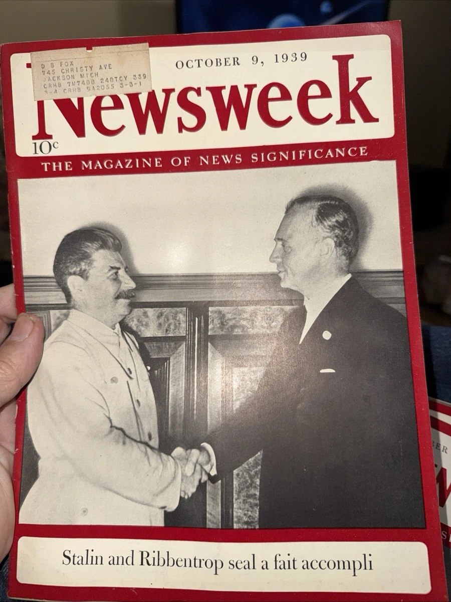 Newsweek Magazines 1900-1939 for sale | eBay