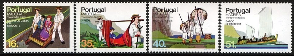 PORTUGAL MADEIRA 1984 ENVÍO DE TRANSPORTE - Imagen 1 de 1