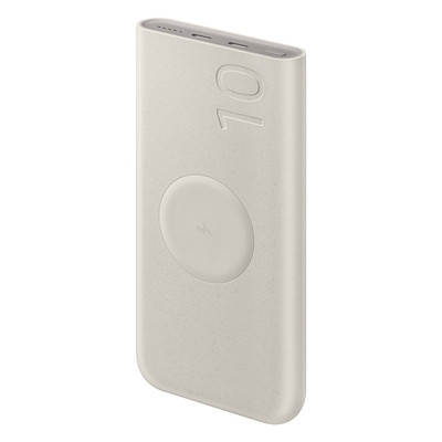 Samsung EB-U2510 beige Induktive Powerbank, 10.000 mAh, inkl. USB-C Kabel