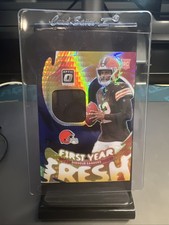 Shedeur Sanders Optic First Year Fresh Rookie Patch Prizm
