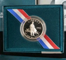 1995-S Civil War Battlefield Commemorative Half Dollar, Clad PROOF CWB