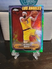 2024-25 Topps Chrome - Anthony Davis #86 Topps Green Refractor