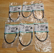 Panduit UTPSP1BLY Cat6 Network Modular Patch Cable/Cord 1 Ft BLACK NEW Lot of 6