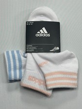 Adidas 3-Pack Ankle Socks White US 7-9 Men 9-11 Women