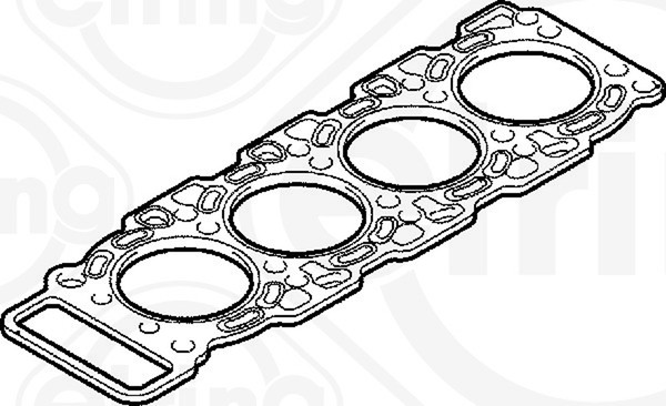 Dichtung Zylinderkopf Elring 181.460 AGK FüR VW ATA 35 46 2DH 2DC 2DD LT 2DA 28-image
