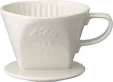 Kalita - 2001 102 Ceramic Dripper Coffee Dipper, white 102, White 