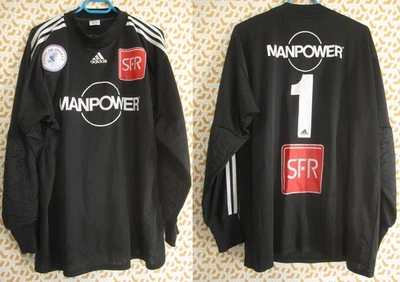 Maillot Adidas Gardien porté #1 Coupe de France SFR Manpower vintage - XL - Photo 1/4