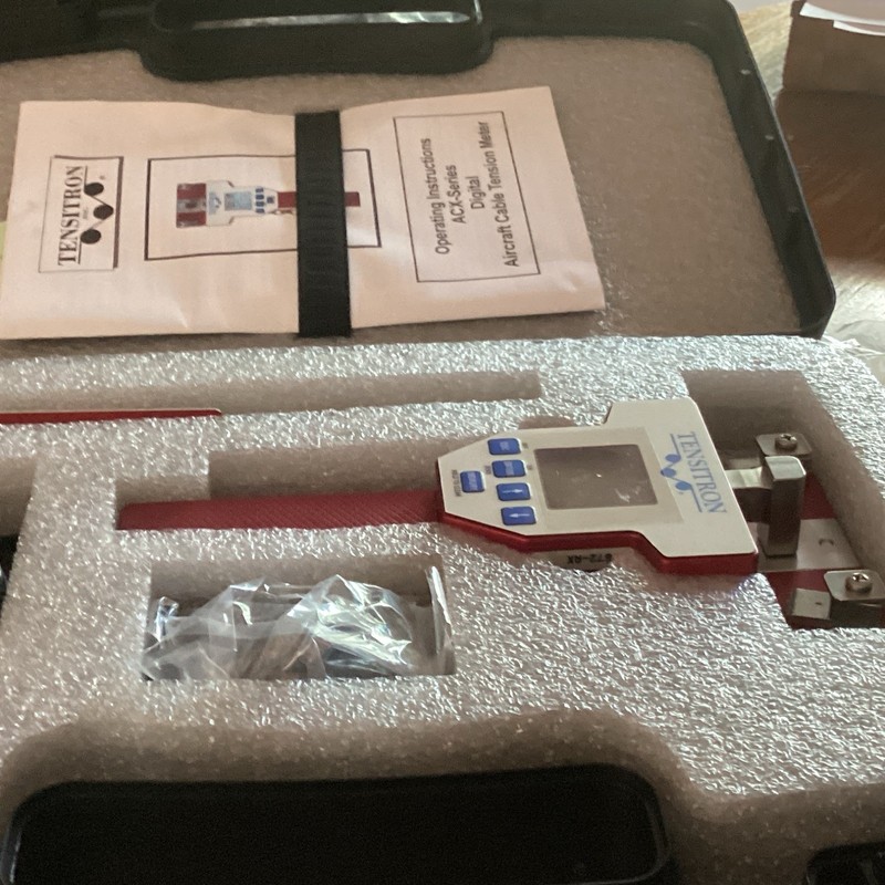 Tensitron ACX-Series Digital Aircraft Cable Tension Meter ACX-CMB