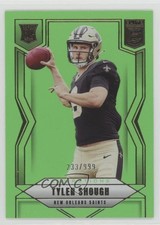 2025 Panini Donruss Elite Rookies Aspirations Lime Green /999 Tyler Shough 02zm
