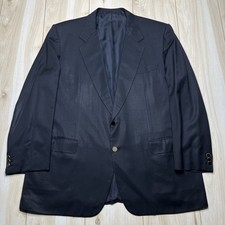 BRIONI  COLONNA  Black Wool Blazer Sport Jacket Mens Size 48R Made In Italy