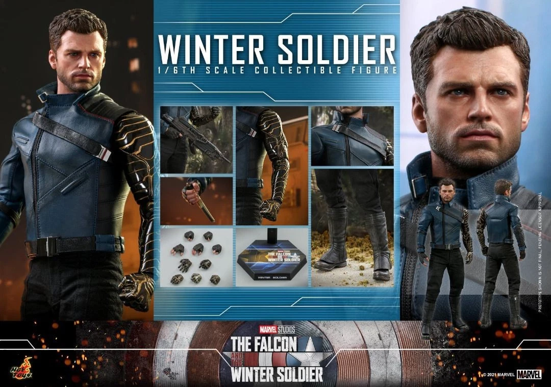 Hot Toys Action Figures The Winter Soldier & Accessories for sale