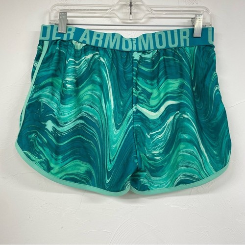 Nike Green Marble Print Running Shorts Athletic Youth XL Casual - Picture 4 of 6