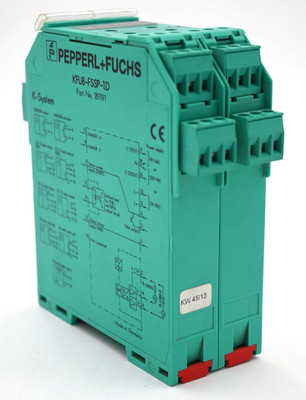 PEPPERL+FUCHS KFU8-FSSP-1.D K-SYSTEM FREQUENCY -VOLTAGE/CURRENT CONVERTER 181191