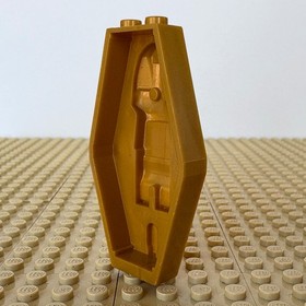 LEGO Pharaoh's Quest: Gold Mummy Sarcophagus Coffin Lid 30164, 7327 PYRAMID 2011