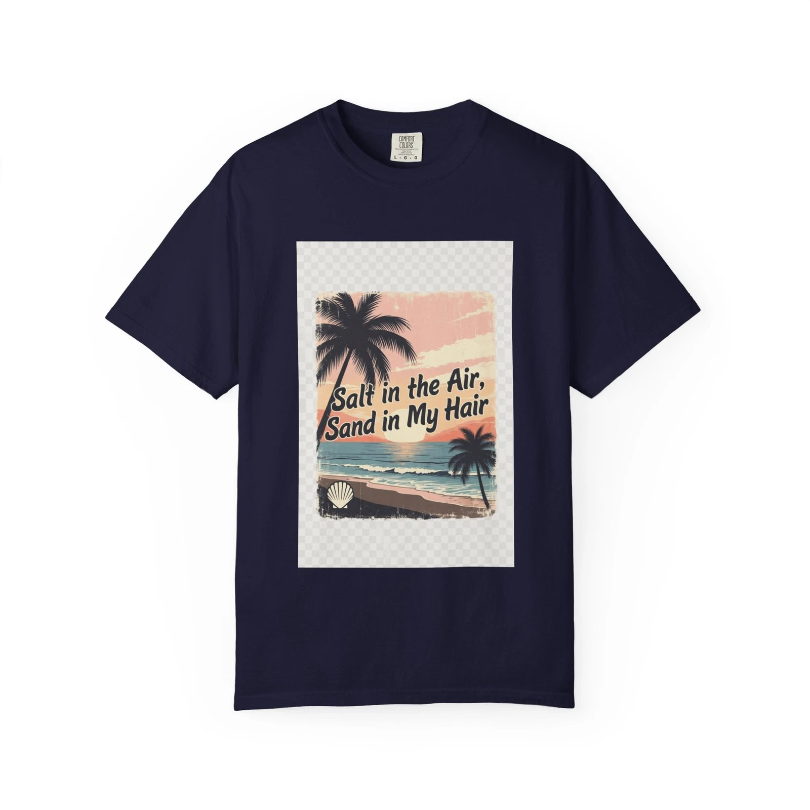 Salt in the Air Sand in My Hair Beach T-Shirt - product detail image 1